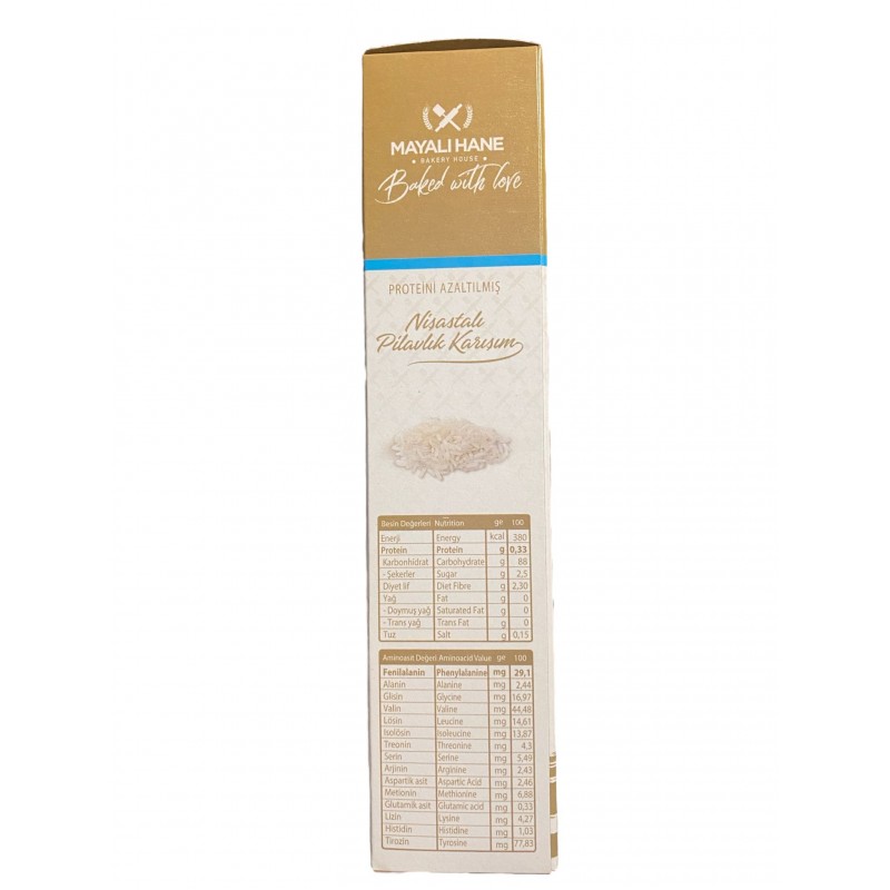 Mayalı Hane Proteini Azaltılmış Nişastalı Pilavlık Karışım 300 gr Mayalı Hane Proteini Azaltılmış Nişastalı Pilavlık Karışım 300 gr